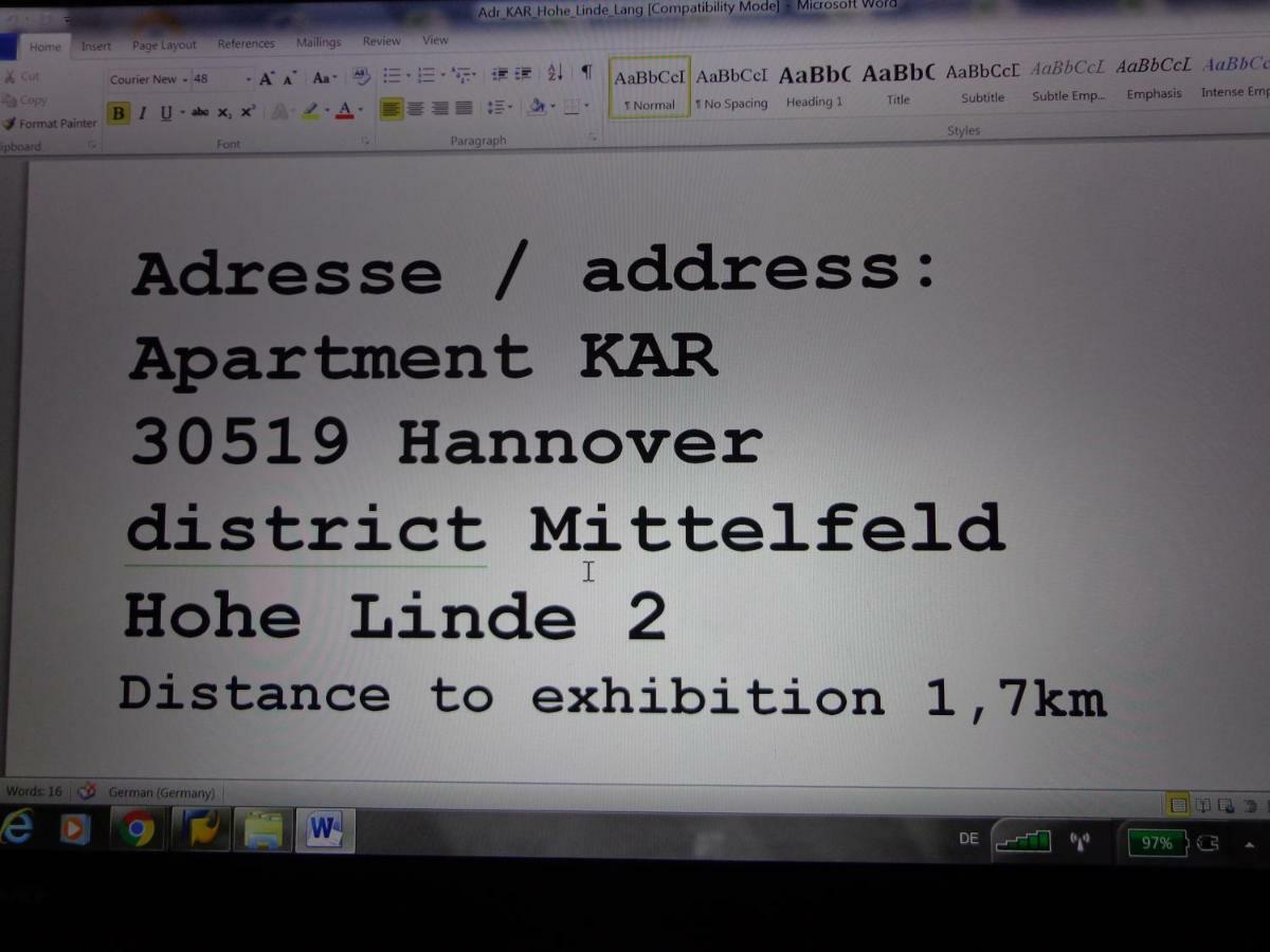 Apartments Naehe Messe - Room Agency Hannover Eksteriør bilde